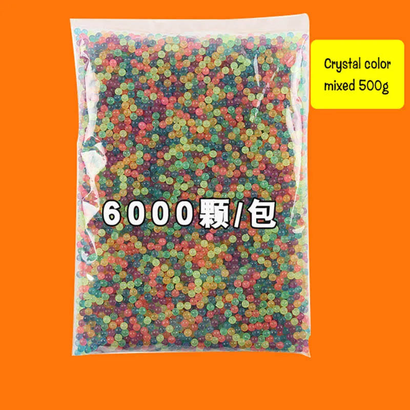 6000pcs(crystal) Бусины DIY, волшебные бусины с водяным распылением, бусины cuentas, Набор для изготовления вручную, 3D пазл, Мультяшные аксессуары, набор инструментов, игрушка для детей - Цвет: 6000pcs(crystal)
