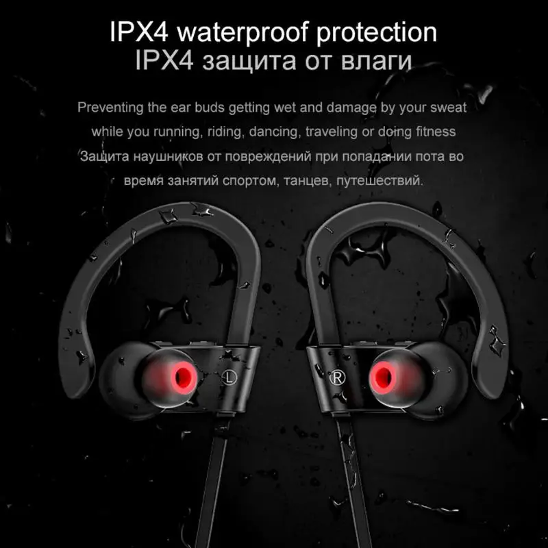 Hoco ES7 Спорт бег Bluetooth наушник шумоподавление IPX4 водонепроницаемые беспроводные