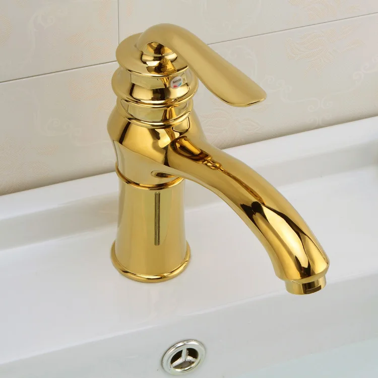 Бесплатная доставка Оптовая продажа кран для ванной комнаты из розового золота с