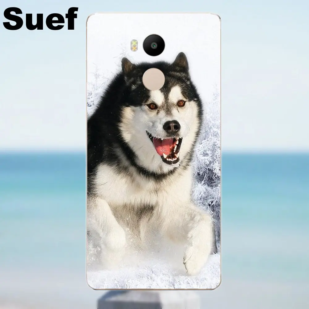 Suef мягкий чехол из ТПУ с изображением милой собаки сибирской хаски для Xiaomi Redmi 4 3 3S