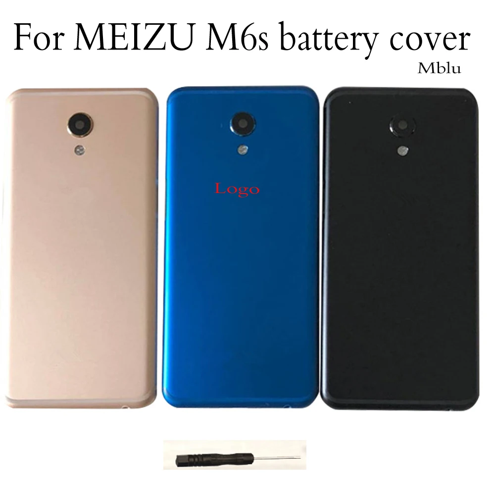 Для Meizu Meilan M6s Mblu S6 крышка батареи для Meizu M6s Meilan S6 задний корпус задняя дверь Замена с кнопками громкости питания