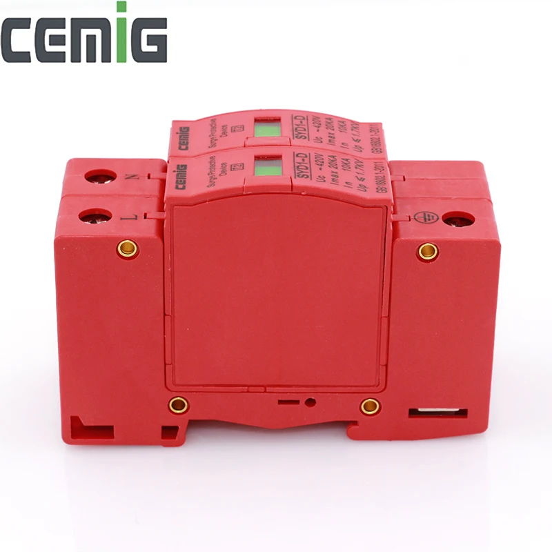 Переменного тока сетевой фильтр СПД 1P + N 20KA AC420V дом Стабилизатор напряжения с