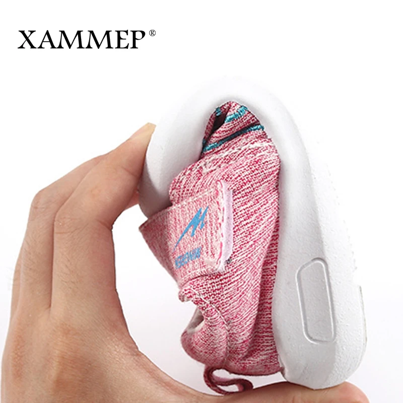 Кроссовки Xammep Детские сетчатые повседневная обувь на плоской подошве для