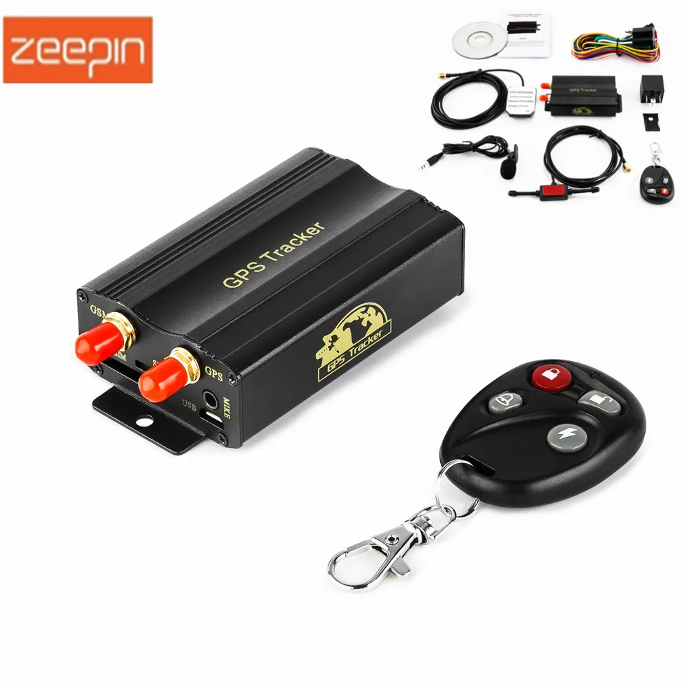 ZEEPIN TK103B gps Tracker Anti Theft автосигнализации Системы SMS/GPRS/GSM трекер Locator с дистанционным