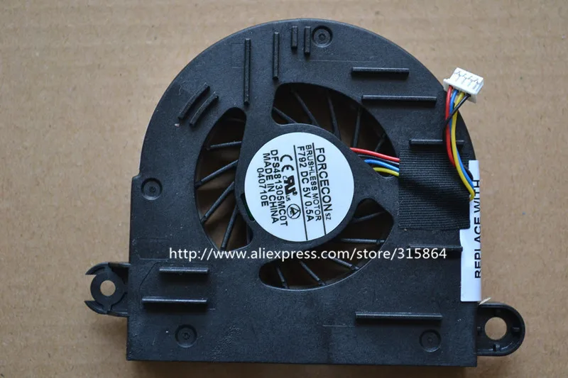 

Новый FORCECON DFS481305MC0T F792 ноутбук с центральным процессором вентилятор охлаждения для HP 6930 6930P