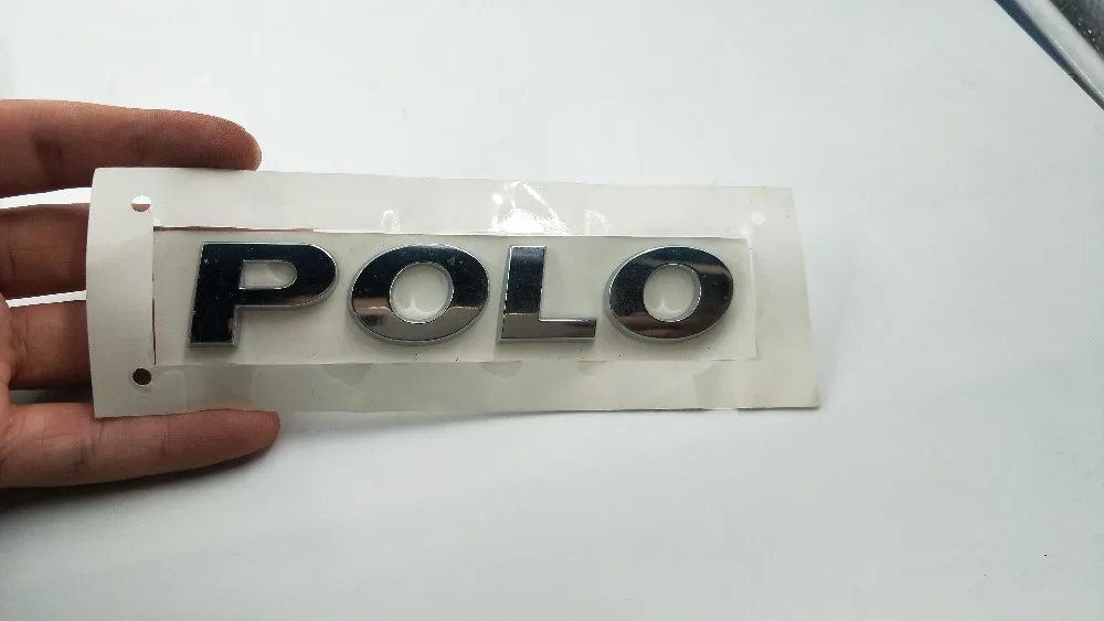 Новинка, Задняя Крышка багажника, 3D ABS наклейка с буквами, алфавит, эмблема персонажа для POLO 6RD 853 675 A, 6RD853675A, автомобильный стиль