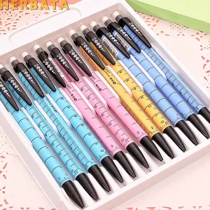 4 шт.лот 0,7 мм милый Kawaii пластиковый механический карандаш Прекрасный горошек башня автоматическая ручка для детей корейский Канцтовары CL-1607