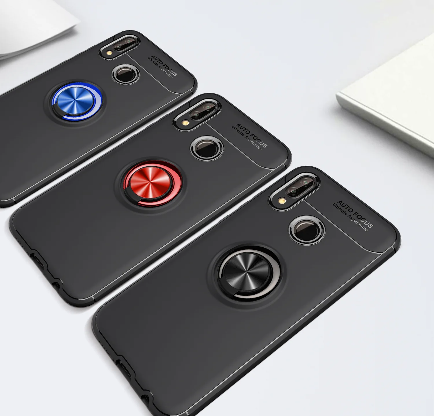 For Huawei P9 10 20 30 pro Lite shell P10 Plus car magnetic soft P smart 2019 silicone ring invisible bracket phone |