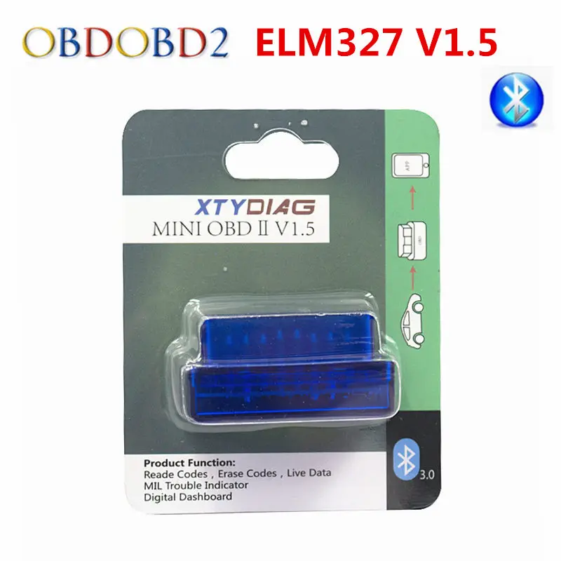 Новинка 2017 V1.5 Super Mini ELM327 Bluetooth поддерживает OBD2 протокол OBDII ELM 327 диагностический
