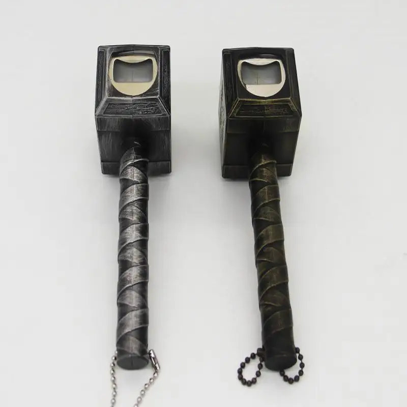 New fashion Beer Bottle Openers Wine Corkscrew Beverage Wrench Creative Thor Hammer Shaped For Dinner Party Bar tools | Дом и сад