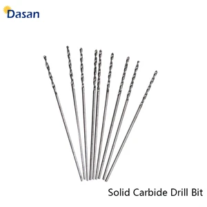 Карбидное спиральное сверло 0,5 мм, 1 мм, 2 мм, 3 мм, 3,5 мм, 10 шт.