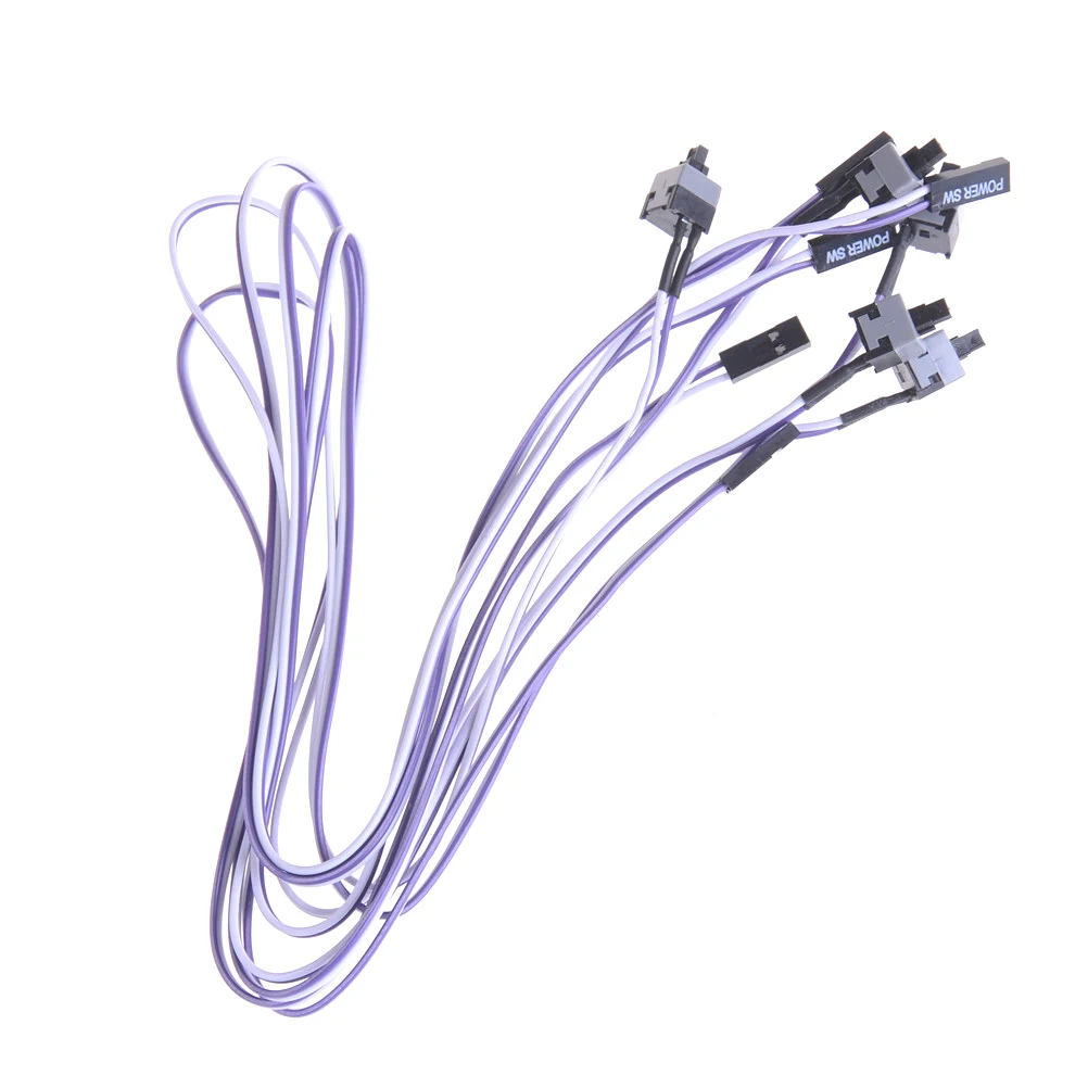 5 шт. мгновенный соединительный кабель кнопочный переключатель компьютерная