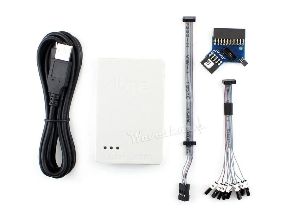СЭМ и AVR Atmel Atmel-ЛЕД Программист Оригинальный USB Отладчик Эмулятор Поддерживает JTAG