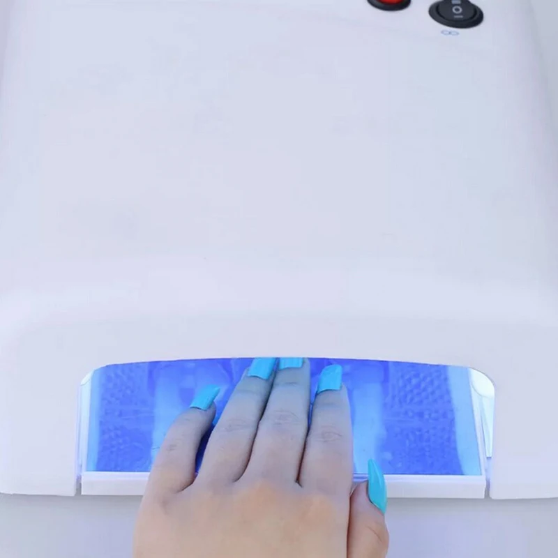 Бесплатная доставка Высокое качество 36 Вт УФ-лампы 220 В ЕС Plug лампы ногтей