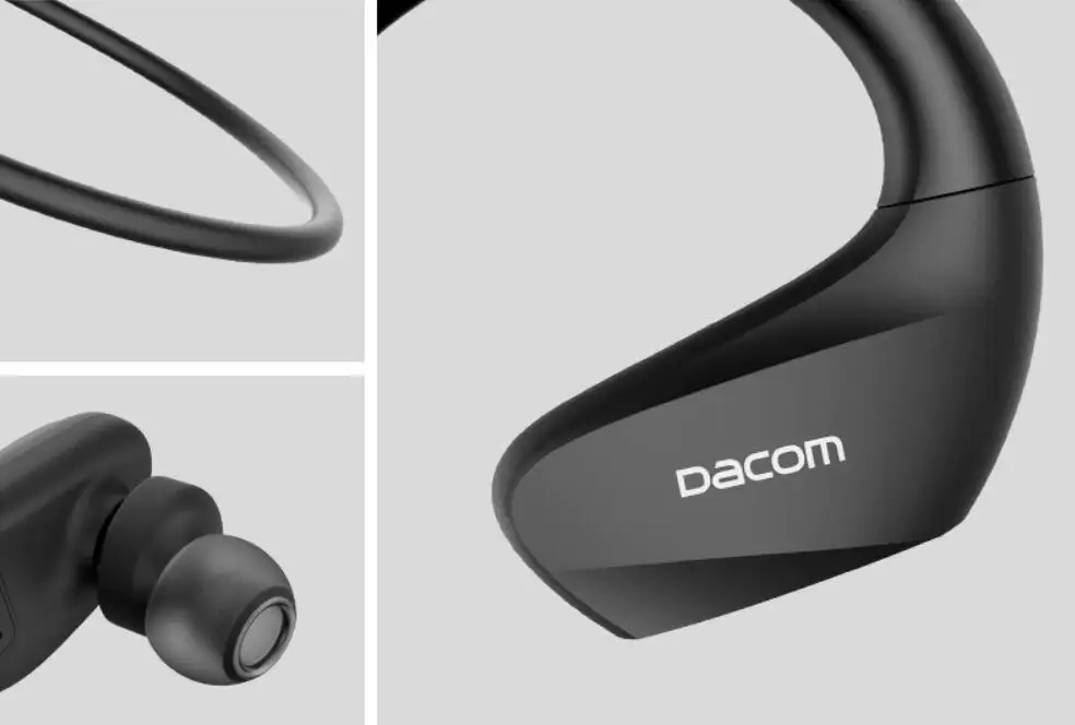 Новейшие спортивные наушники Dacom Athlete + Plus Bluetooth 4 1 IPX7 BT4.1 беспроводные Hifi с басами