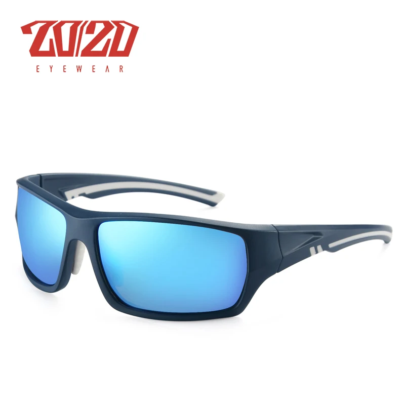 C03Blue 20/20 брендовые Модные поляризованные аксессуары: солнцезащитные очки мужские роскошные дизайнерские уличные Винтажные Солнцезащитные очки для вождения мужские PTE2123 - Цвет линз: C03Blue