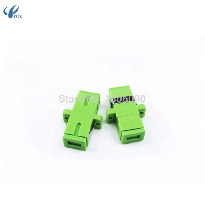 25 шт./лот зеленый симплекс SC Волокно оптический адаптер аксессуар психического