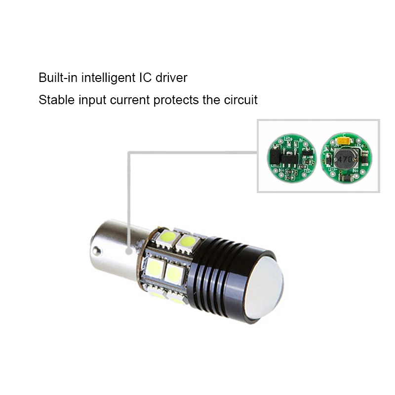 2x1156 P21W LED R5 CREE чип автомобильные 360 градусов лампы заднего хода для Skoda Fabia dogeoctavia