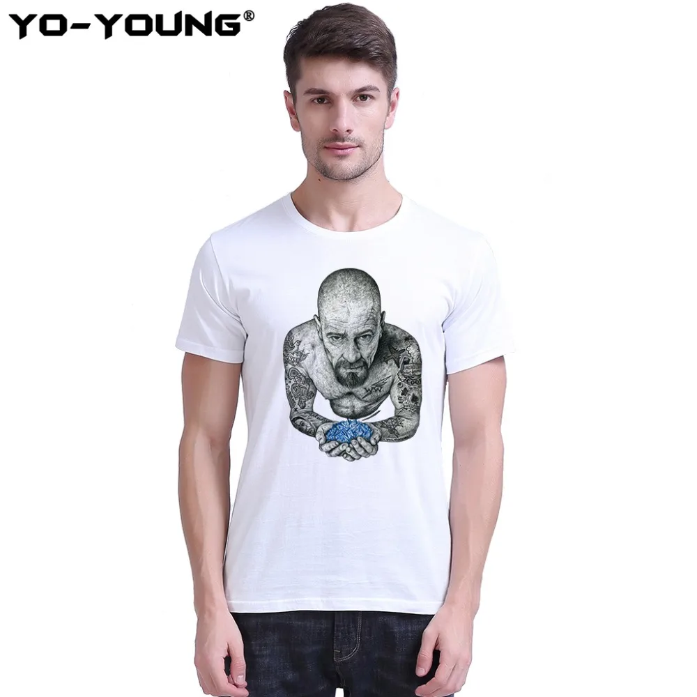 Футболка Yo Young Men Breaking Bad футболка с коротким рукавом и цифровой печатью для