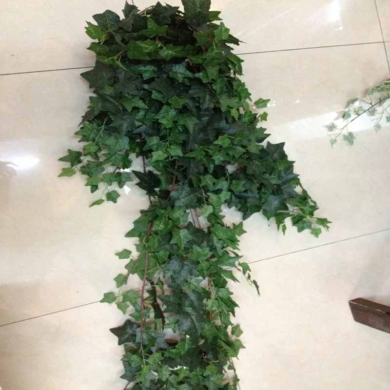 

Большие искусственные цветы с 18 головками, плющ, листья, зелень, растение, висячие погремушки, вечнозеленые лозы, пластиковые цветы, зеленый ...