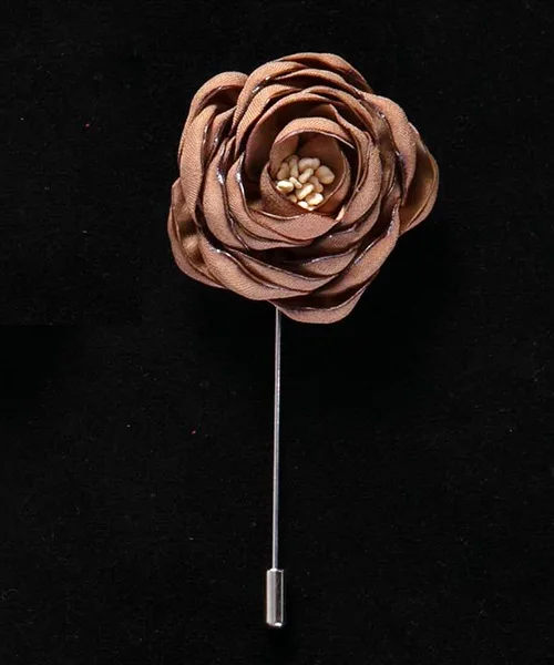 NO.5 Lapel Pin Портной Смит цветок нагрудный знак брошь Модный дизайнер ручной работы для мужчин твердый цветок розы нагрудный знак брошь для мужчин аксессуары для костюма - Окраска металла: NO.5 Lapel Pin