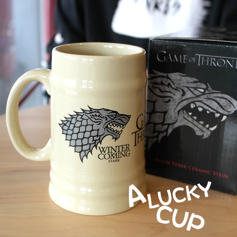 Креативная кружка Dragon Coffee Game of Thrones чашка &quotWolf&quot молочные чашки и кружки