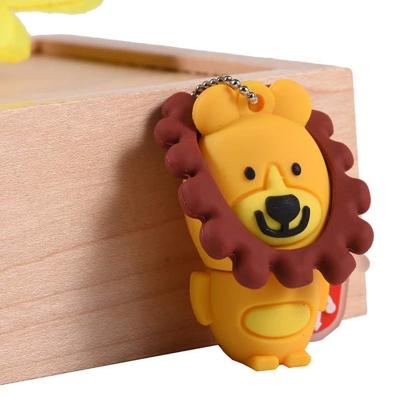 JASTER милый мультфильм Лев USB флеш-накопитель 8 ГБ 4 ГБ 64 ГБ 32 ГБ 16 ГБ милые животные мини-карта памяти в подарок флешка полная емкость