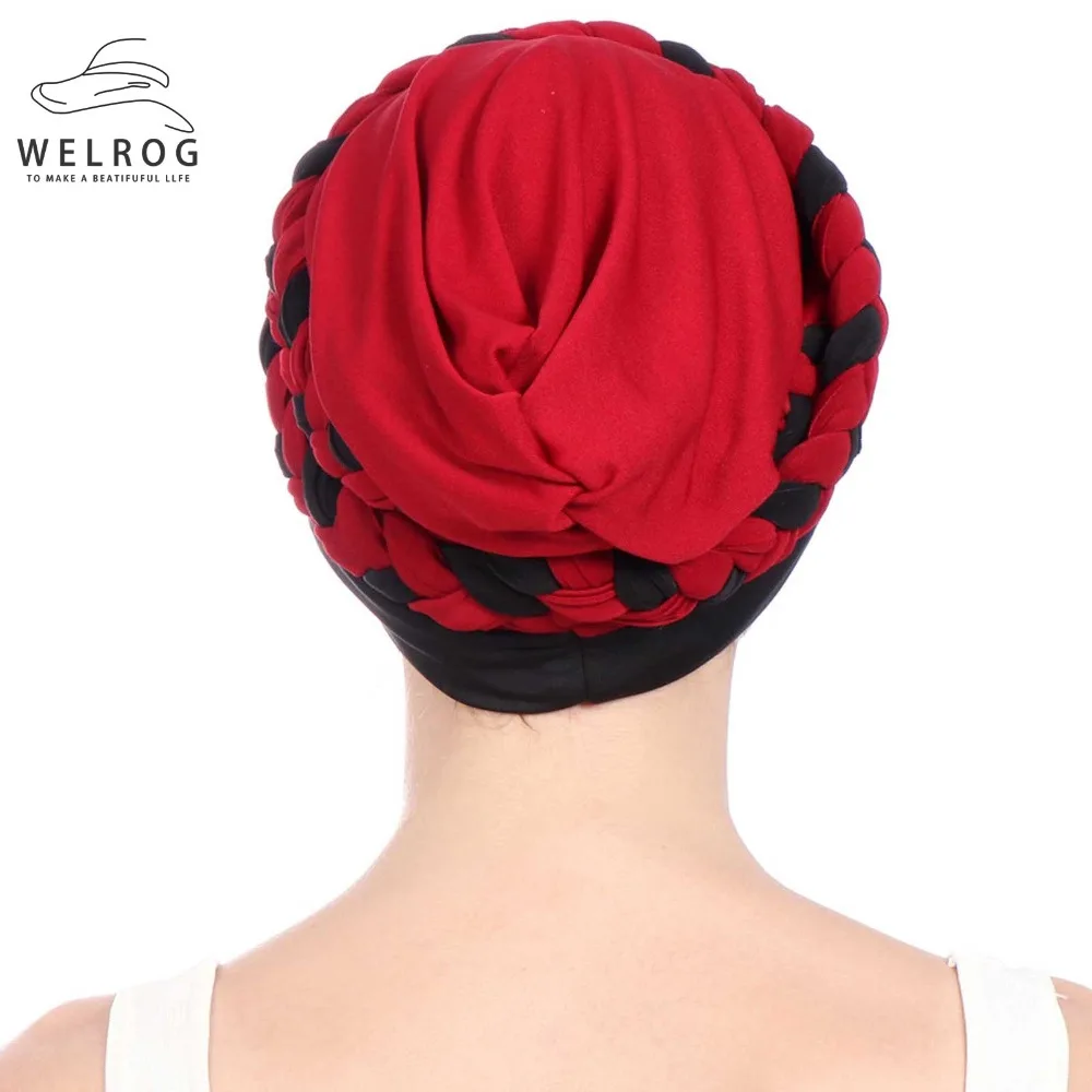 Бандана велрог раньше тюрбан обертывания Женский двойной цвет стандартный