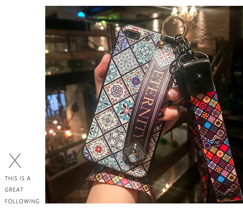 SoCouple шейный ремешок для запястья чехол для iphone X Xs max XR 11 Pro Max Мягкий ТПУ чехол-держатель для телефона для iphone 7 8 6 6s plus