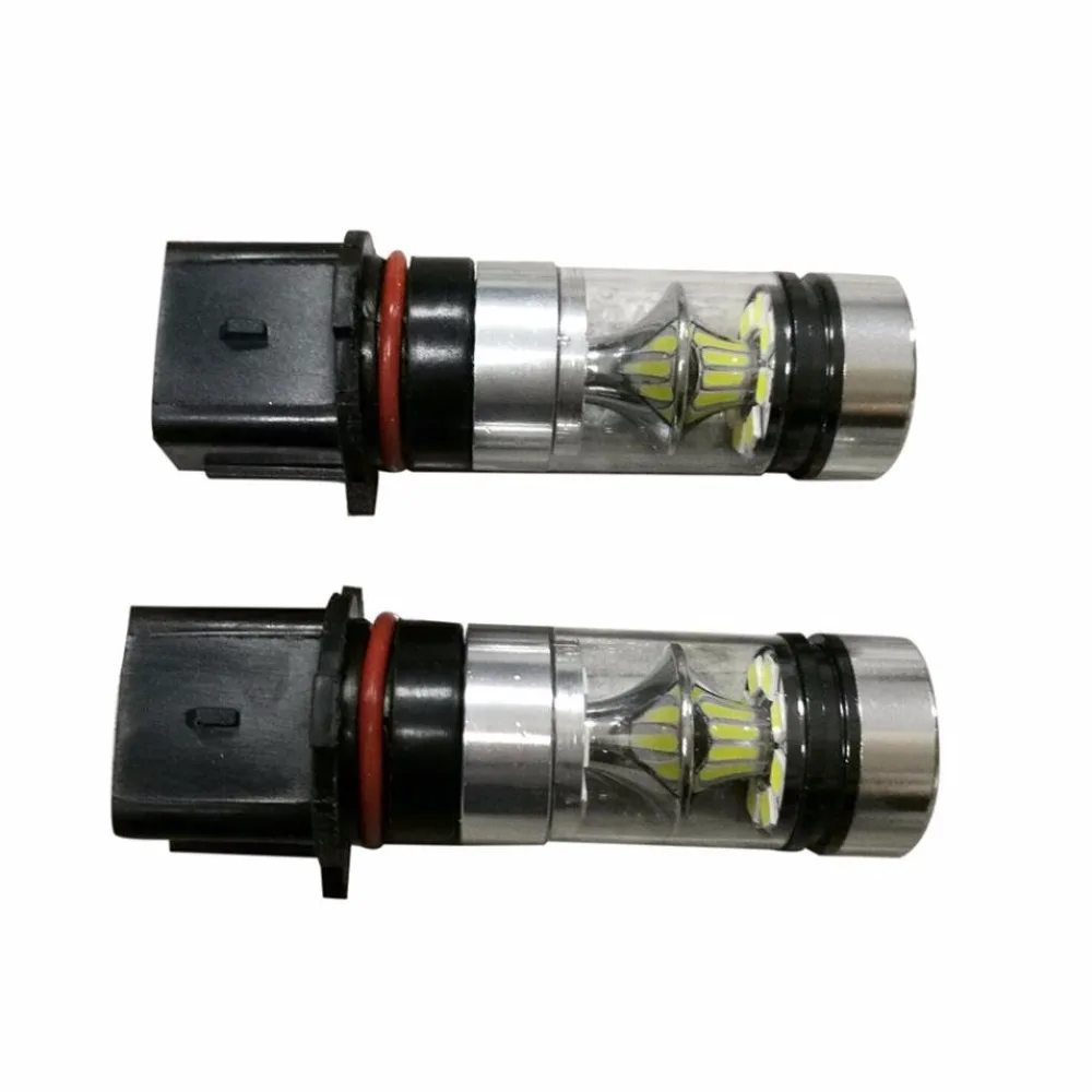 2x100 Вт белый P13W PSX26W высокое Мощность светодиодный 12V-24V туман светильник вождения