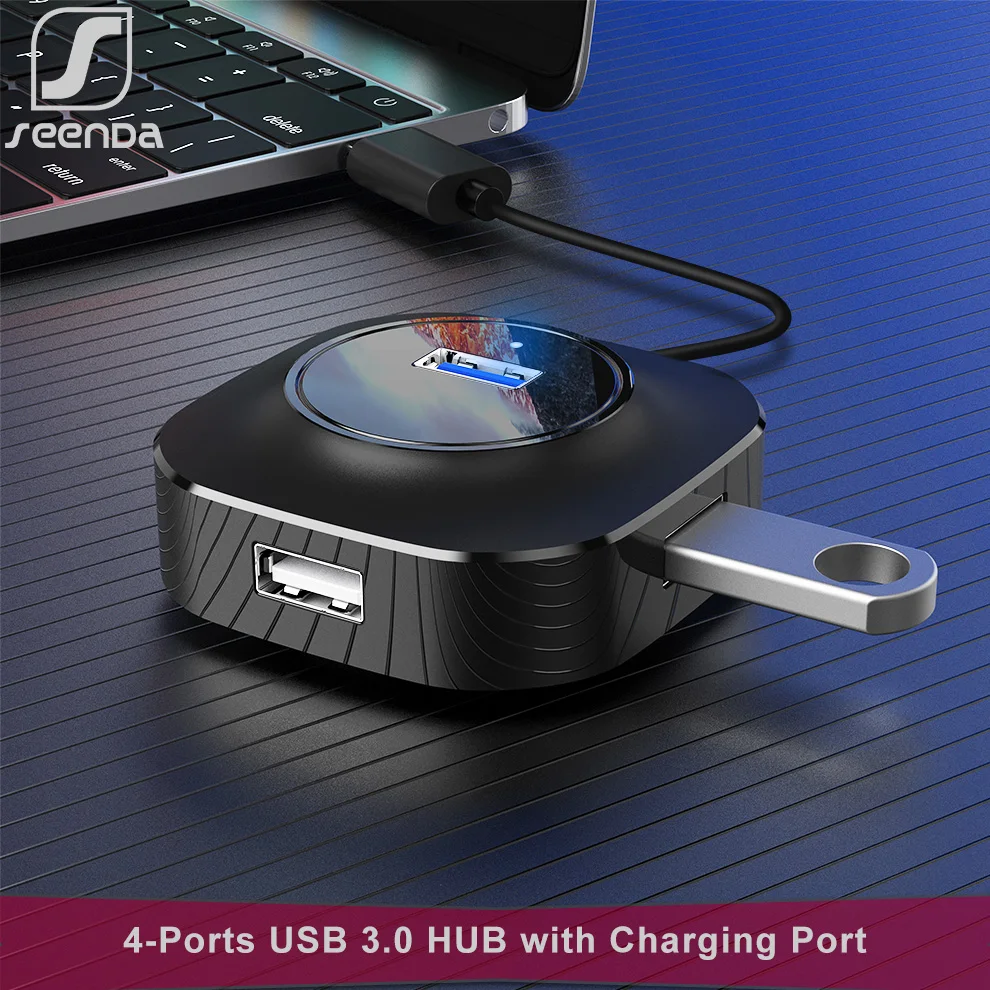 SeenDa usb хаб 3 0 высокое Скорость 4 Порты и разъёмы s USB 2 переключатель делителя с порт