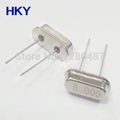 

HAILANGNIAO 20PCS HC-49S 8M 8MHz Пассивный кварцевый кристалл резонатор HC-49S новые продукты и ROHS 49s Кристальный генератор