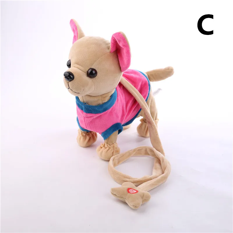 Электронные питомцы, собака-робот Der Chi Love на молнии, Поющая Прогулка с сумкой, Интерактивная игрушка для детей, подарок на день рождения от AliExpress WW
