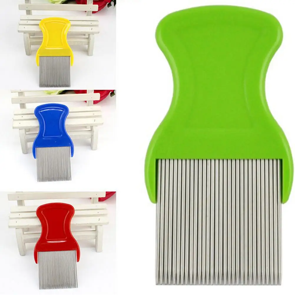 1 шт. расческа для домашних животных из нержавеющей стали волос кошек собак