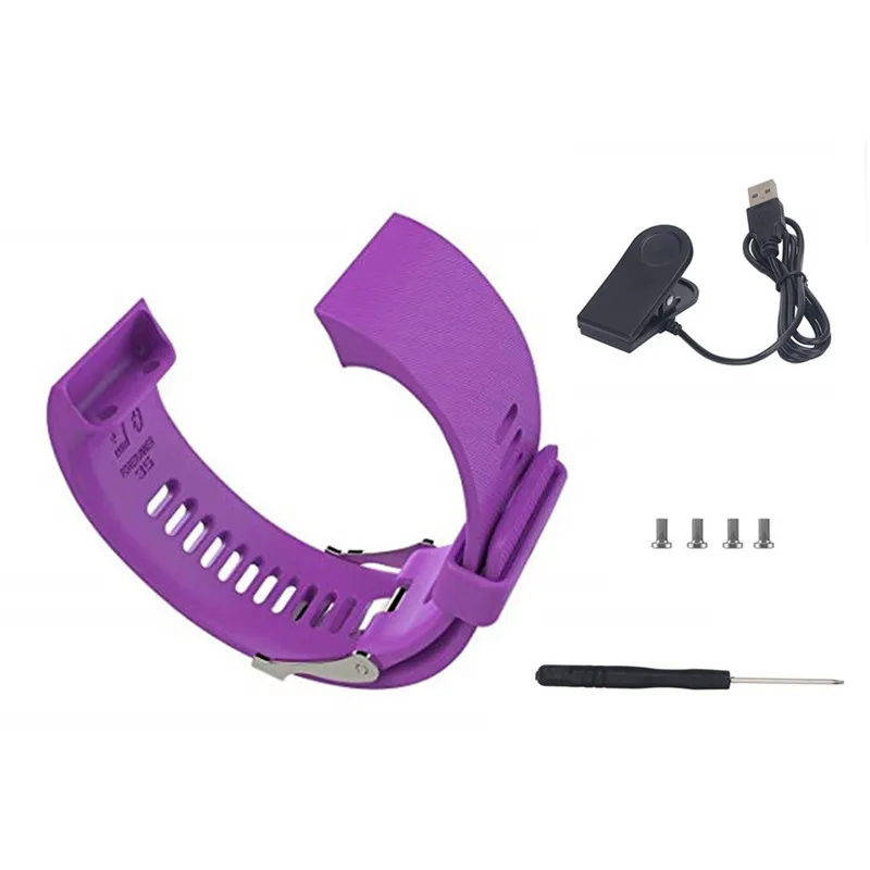 Для Garmin Forerunner 35/30 часы монитор сердечного ритма наручный ремешок + зарядное