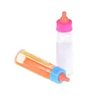 2 цвета мини игрушка бутылка вверх ногами и стать меньше Молока бутылка кукла играть дом игрушки Волшебная кукла аксессуары