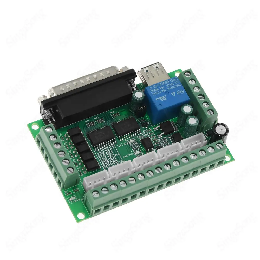 MACH3 гравировальный станок 5 оси ЧПУ Breakout Board с оптической муфтой для шагового двигателя контроллер привода