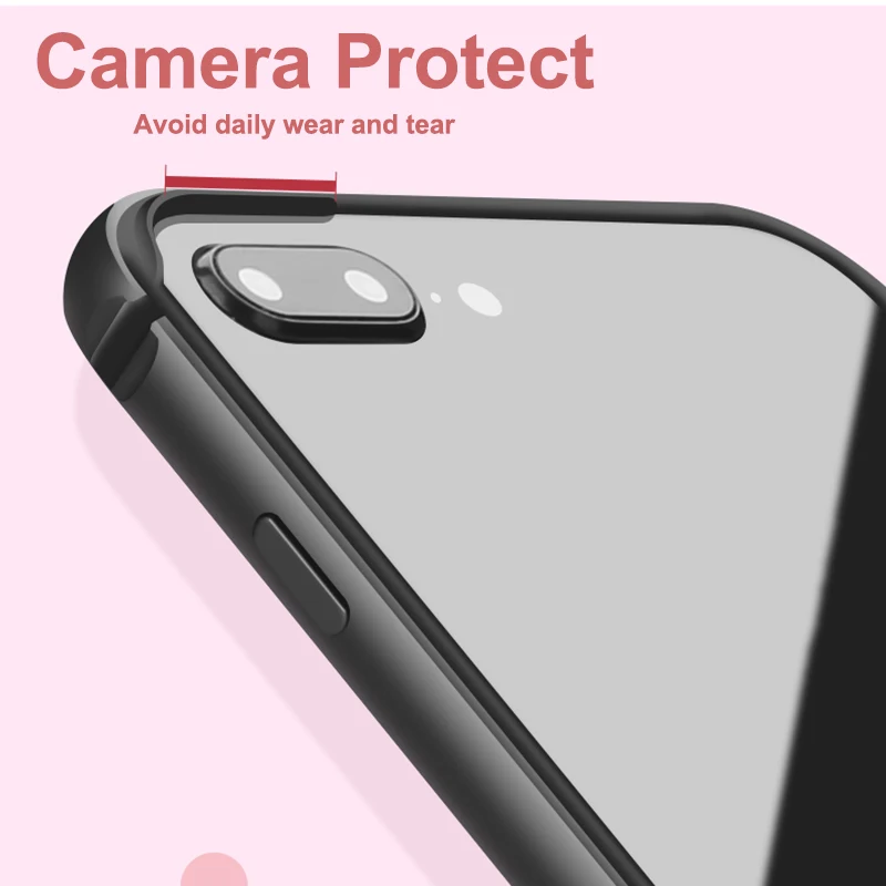 Алюминиевый бампер гибкий силиконовый чехол для iPhone 7 6S 8 XS Max XR Роскошный Жесткий