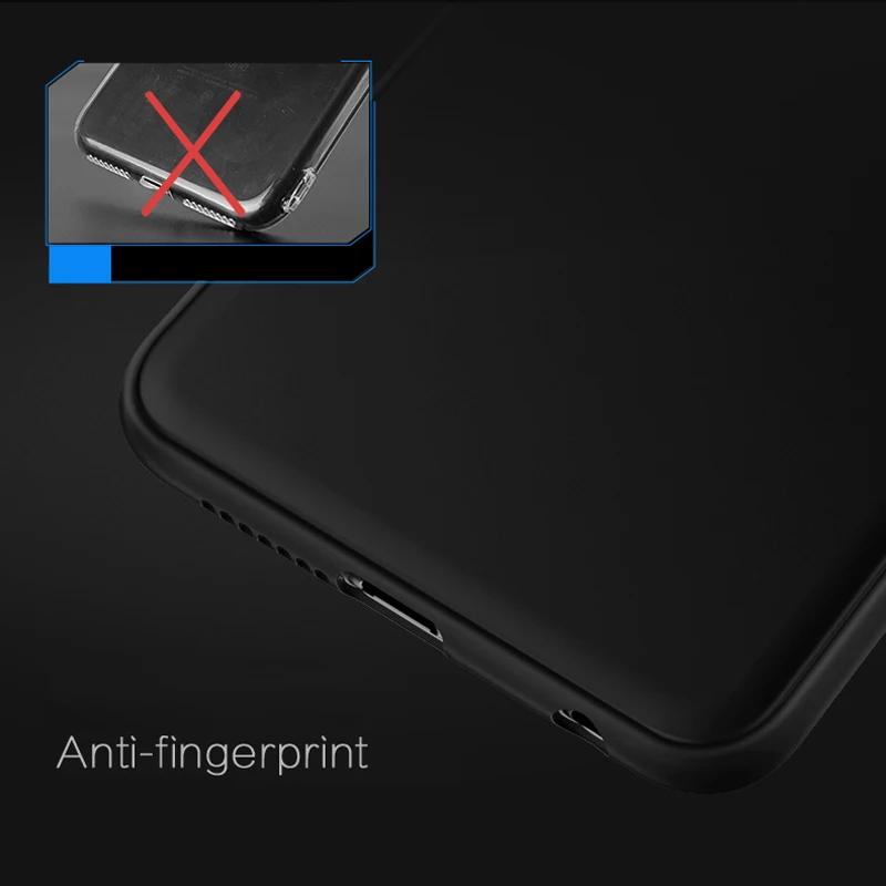 Чехол CAPSSICUM для Huawei Honor 8 / Lite/9/10 мягкий матовый чехол из ТПУ гибкая тонкая гелевая