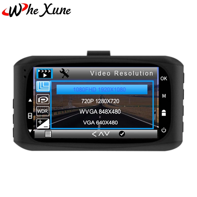 WHEXUNE Новатэк 96655 3 дюймов Видеорегистраторы для автомобилей Full HD 1080 P автомобиля