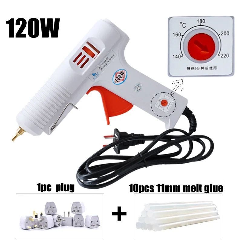 Клеевой пистолет 60/120 Вт 110 240 В|Клеевые пистолеты| |