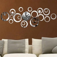 new quartz wall clock modern design reloj de pared large decorative clocks 3d diy acrylic mirror living room