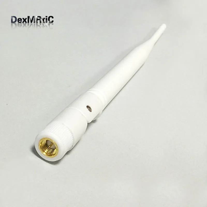 Антенна OMNI SMA 6 дБи с высоким коэффициентом усиления 2 4 ГГц белая 20 см|wifi antenna