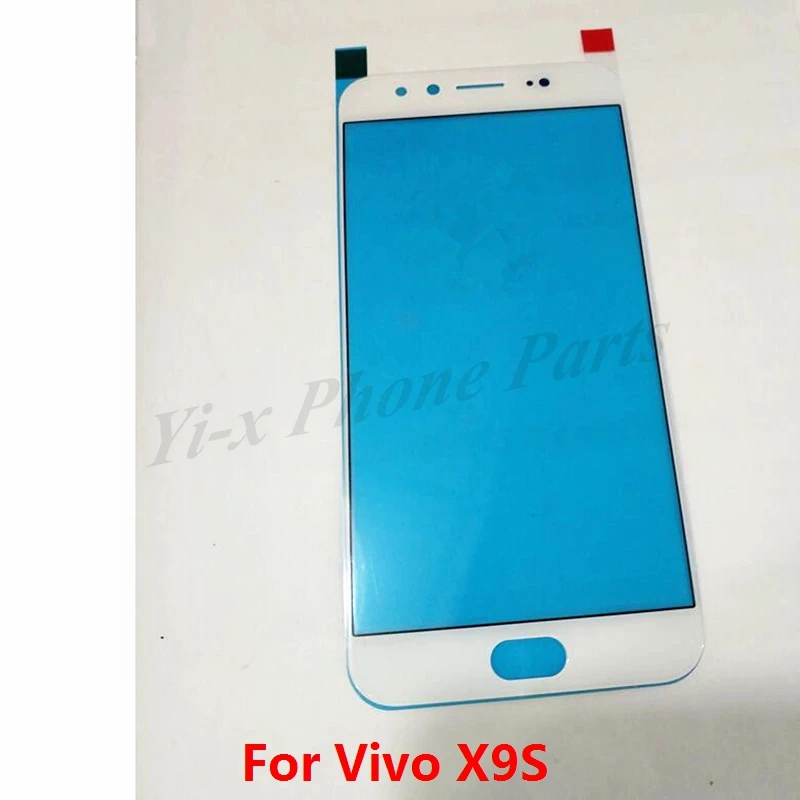10 шт./Лот Белый Черный для Vivo X9S Переднее стекло Сенсорная панель фотоэлементов запасные части