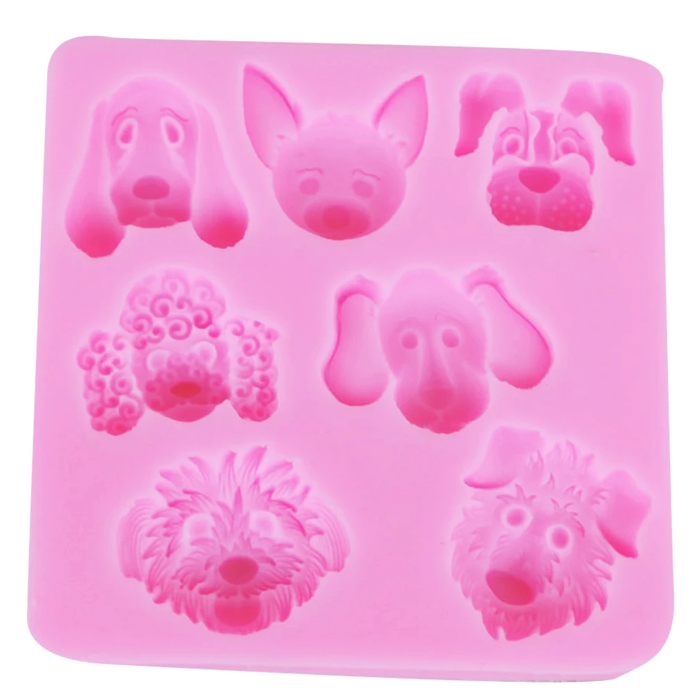 Силиконовая форма в форме собаки Sophronia 3D модная для выпечки торта M141|cake mould|fondant cake