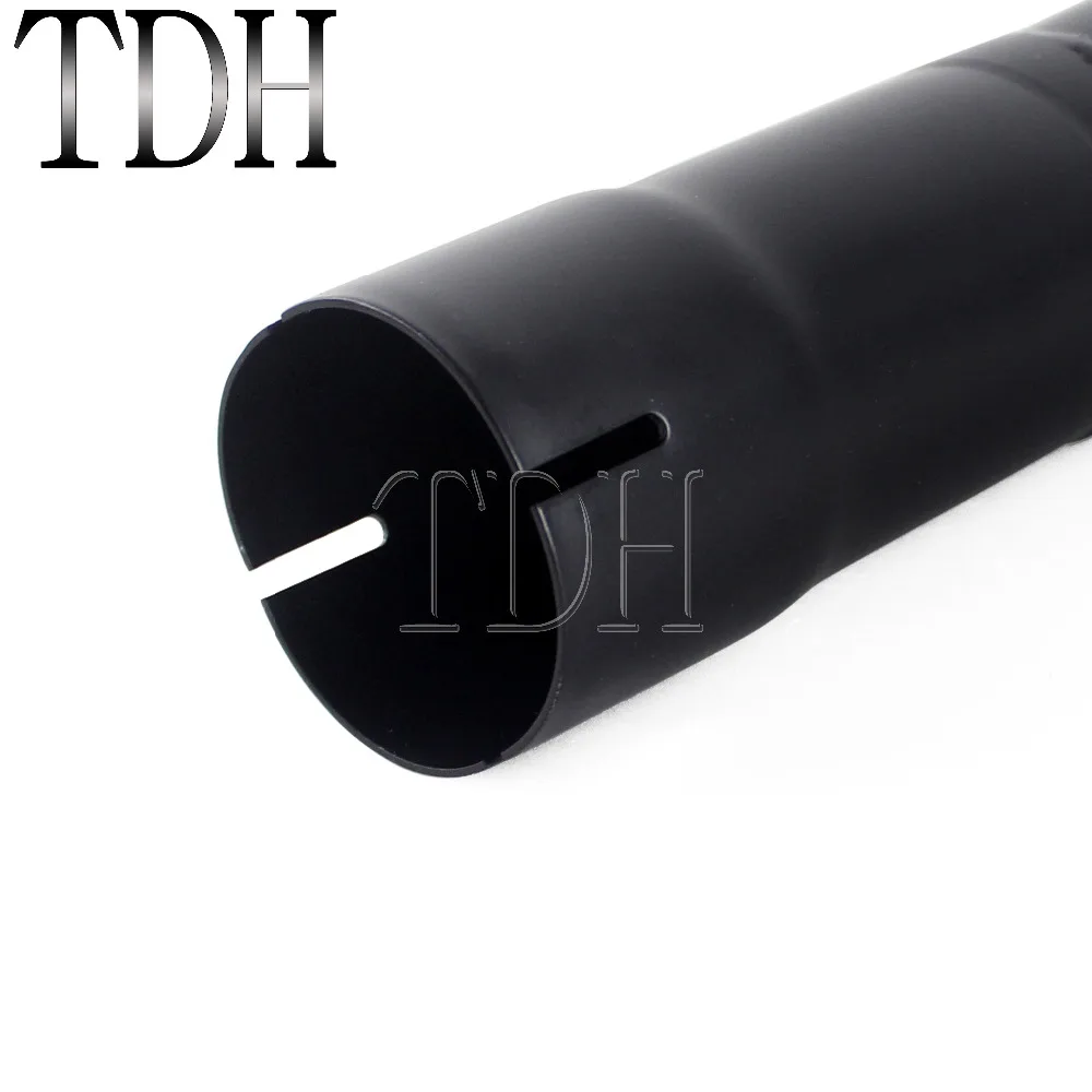 51 мм Универсальный черный чехол для выхлопной трубы мотоцикла Honda CBR1000 Yamaha R6 Kawasaki