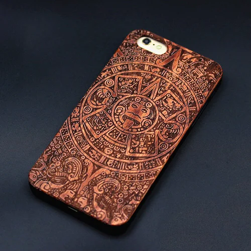 Винтаж Дизайн татуировки из дерева ручной работы чехол для iPhone 5 5s 6 6s Plus ПК