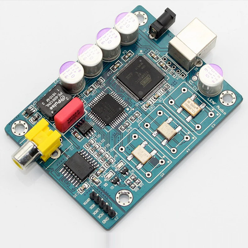 Новый Amanero USB цифровой интерфейс IIS ATSAM3U1C + XC2C64A WM8805 коаксиальный ies DSD выход