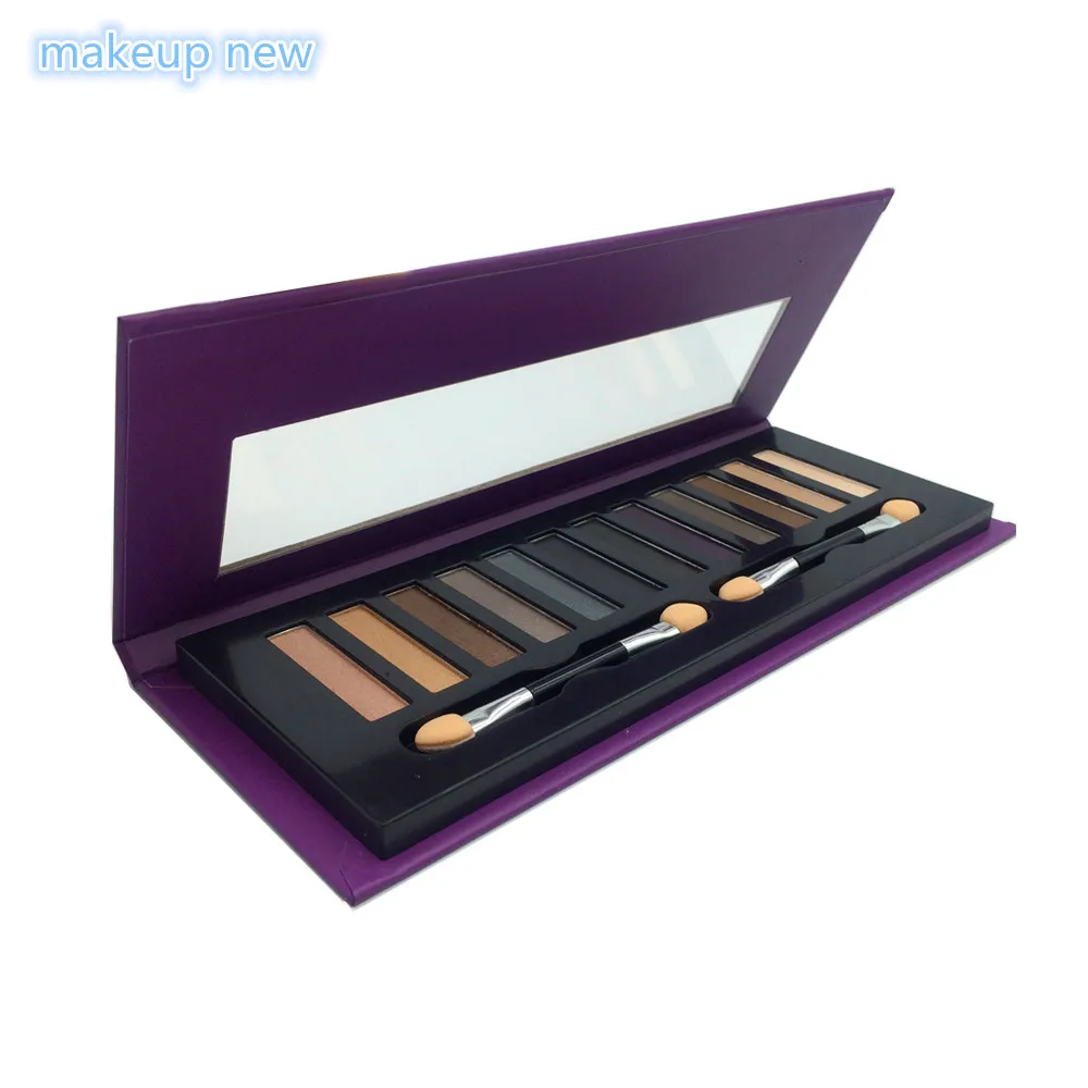 Новинка тени для век Nake Colors Палетка Гламурная Smokey нюдовые блестящий Праймер