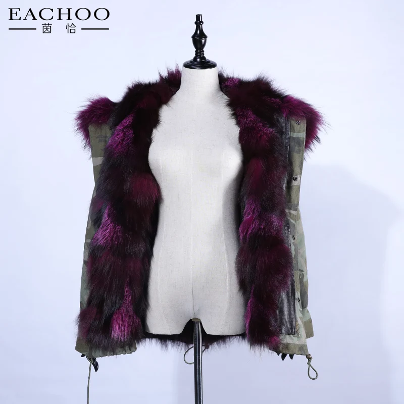 Тяжелый мех капюшон разных цветов меха лисы подкладка Parka|fox fur|fox fur liningfox coloring |